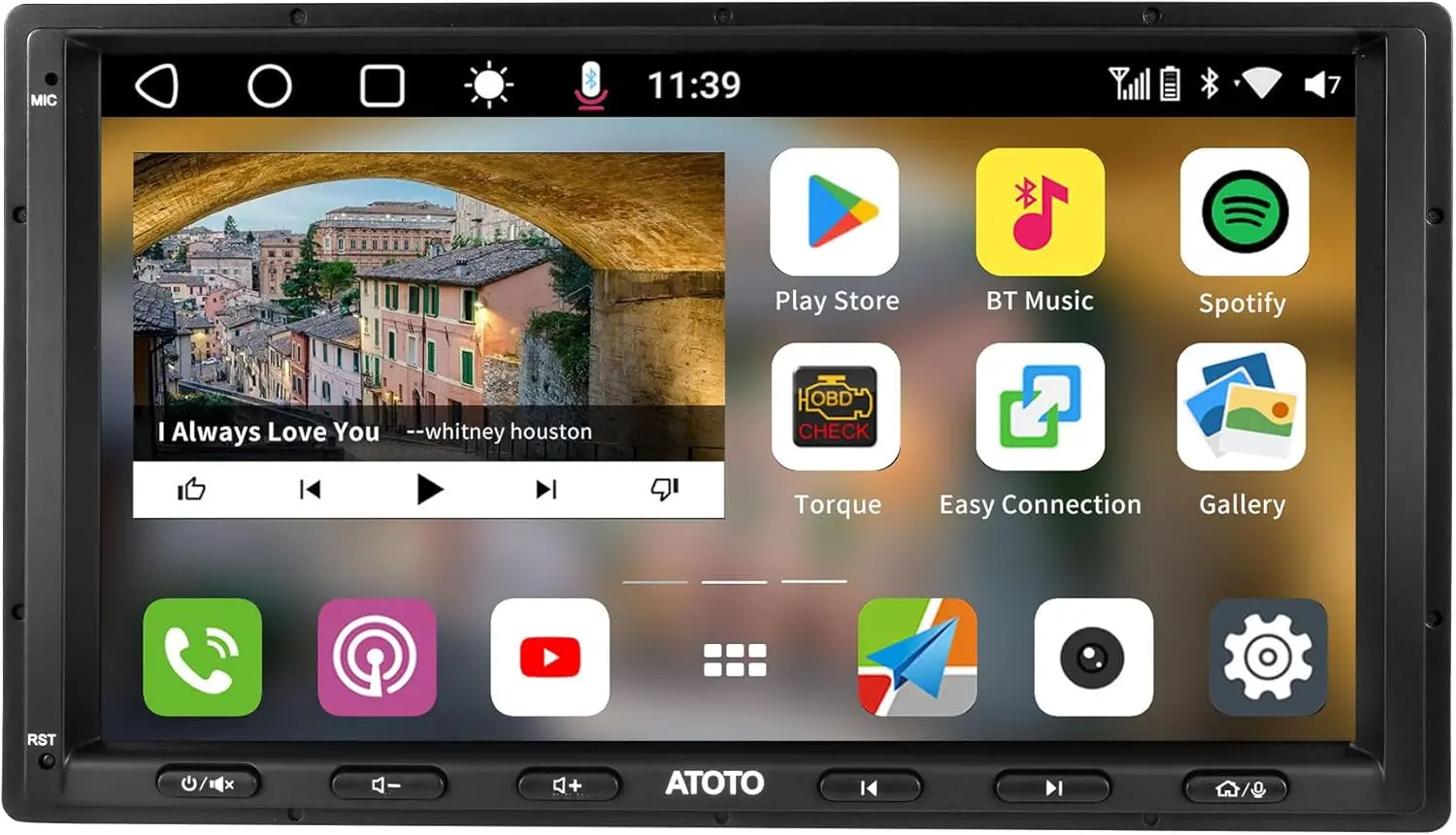 Double DIN Car Stereo